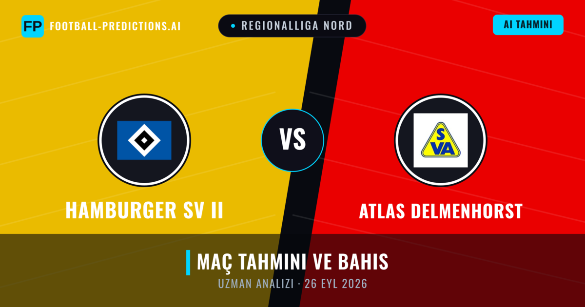 Hamburger SV II - Atlas Delmenhorst — maç tahmini ve önizleme