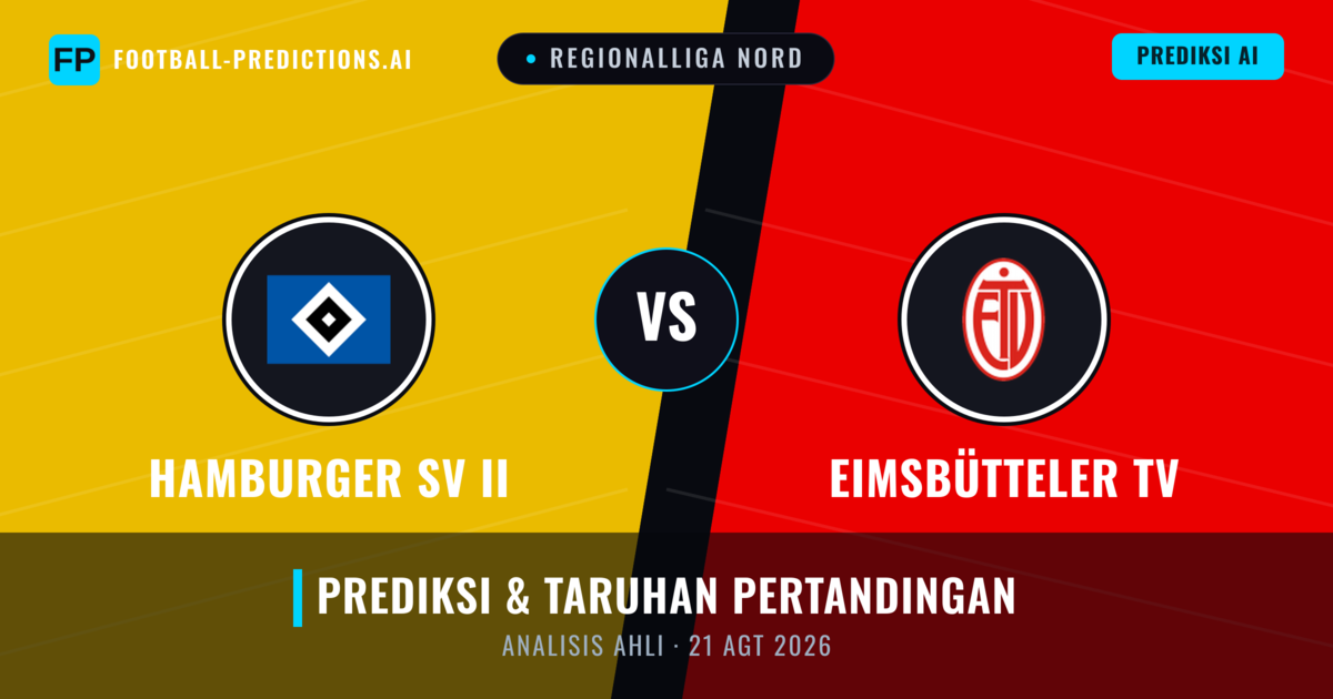 Hamburger SV II vs Eimsbütteler TV — prediksi dan pratinjau pertandingan