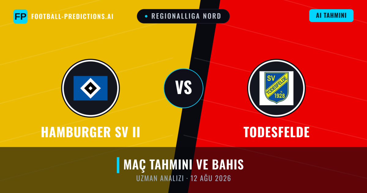 Hamburger SV II - Todesfelde — maç tahmini ve önizleme