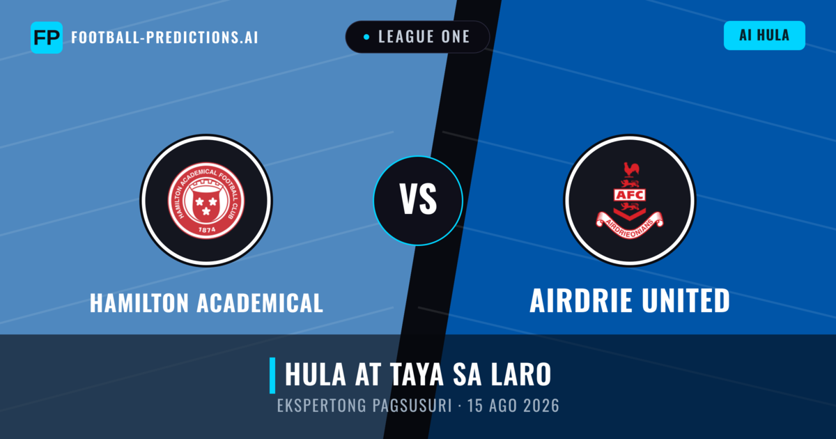 Hamilton Academical vs Airdrie United — hula at preview ng laban