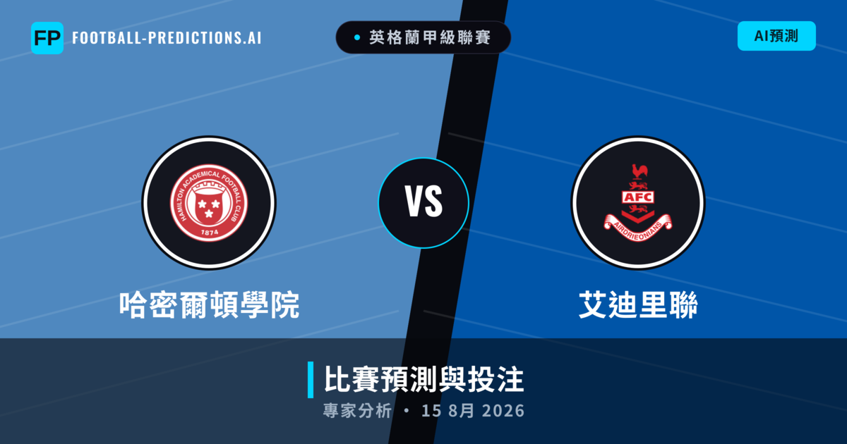 哈密爾頓學院 vs 艾迪里聯 — 比赛预测和前瞻