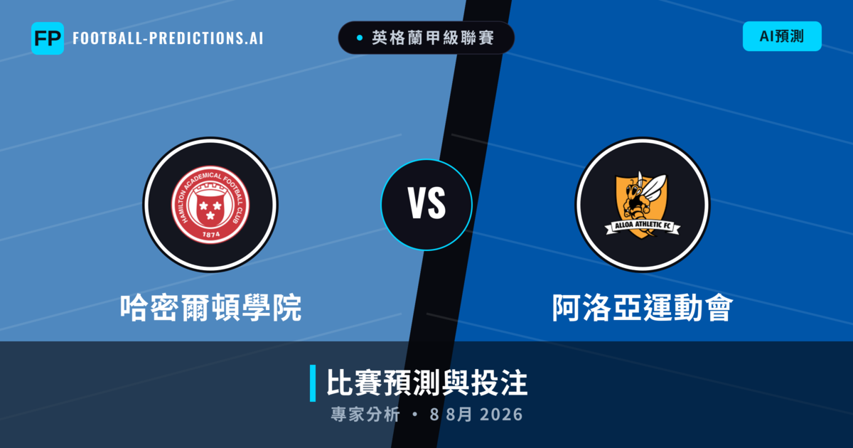 哈密爾頓學院 vs 阿洛亞運動會 — 比赛预测和前瞻