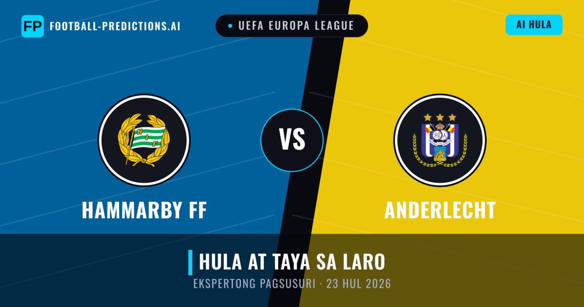 Hammarby FF vs Anderlecht — hula at preview ng laban