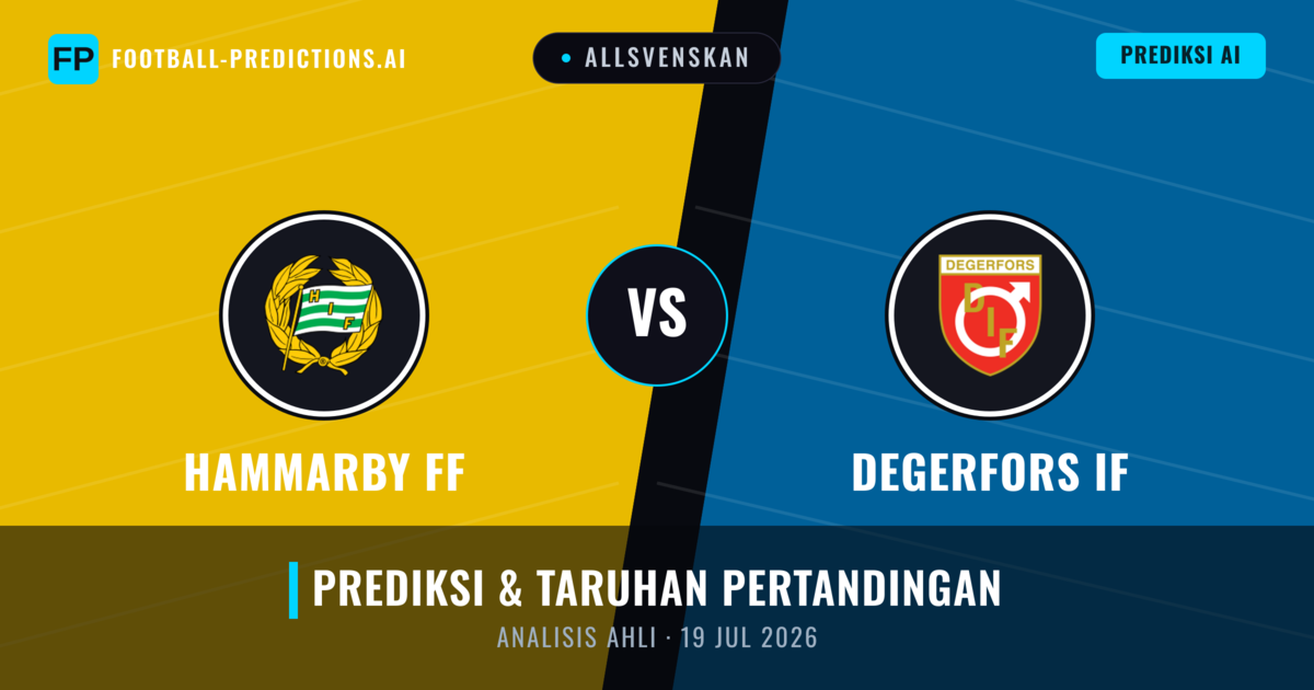 Hammarby IF vs Degerfors IF — prediksi dan pratinjau pertandingan