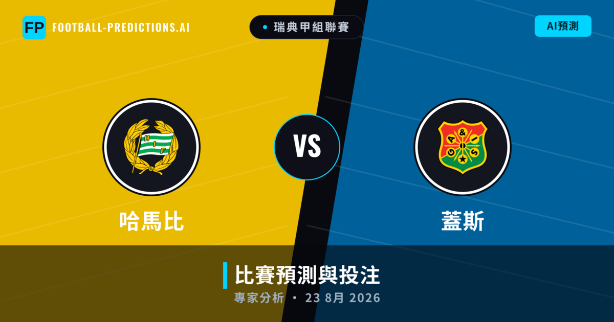哈馬比 vs 蓋斯 — 比赛预测和前瞻
