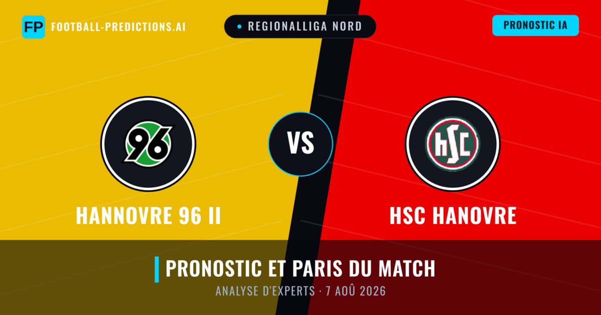 Hannovre 96 II vs HSC Hanovre — pronostic et avant-match
