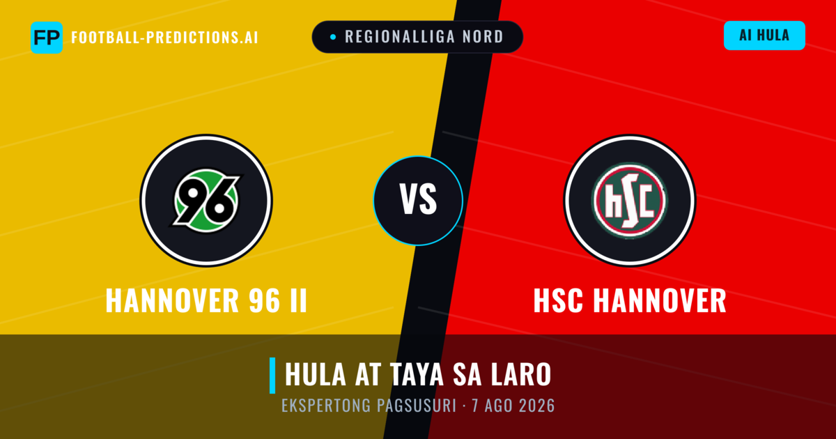 Hannover 96 II vs HSC Hannover — hula at preview ng laban
