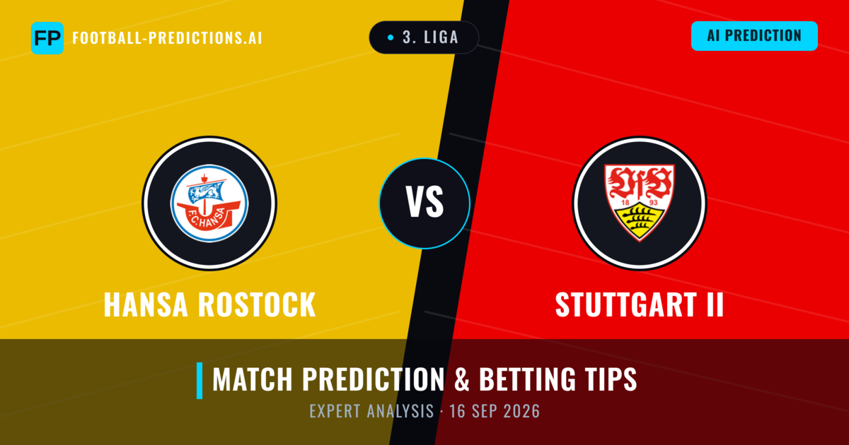 Hansa Rostock vs Stuttgart II — match prediction & preview