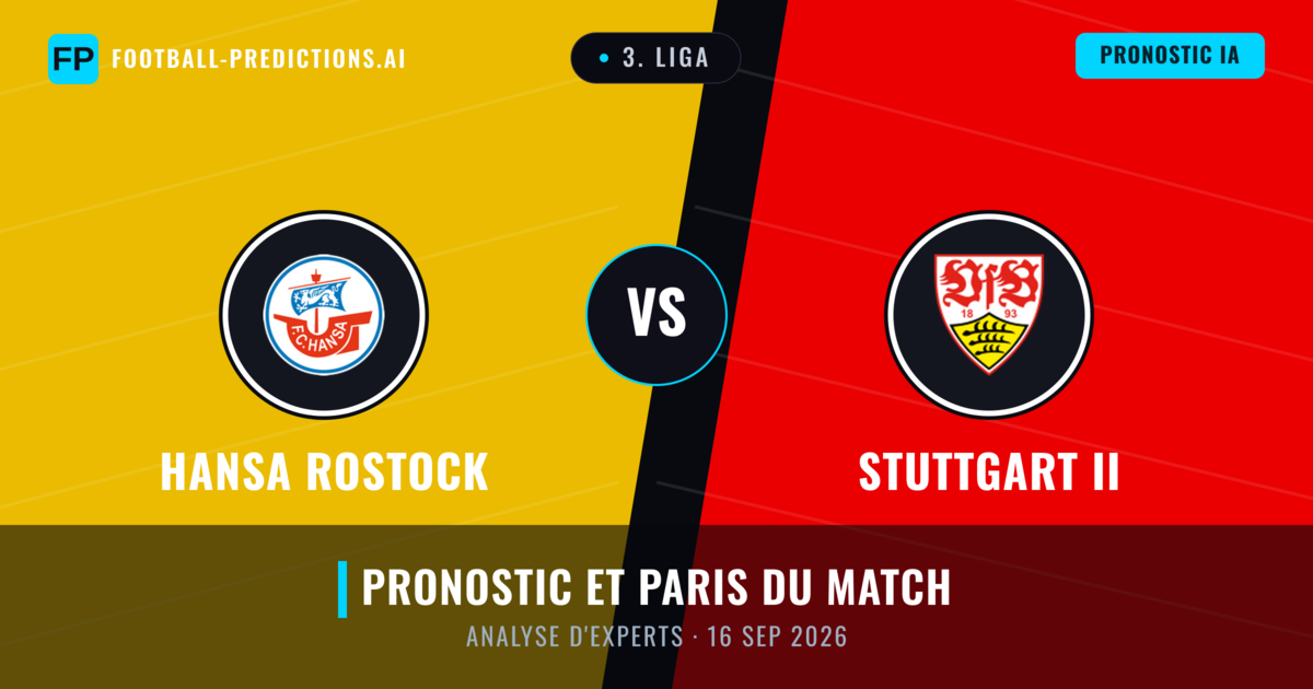 Hansa Rostock vs Stuttgart II — pronostic et avant-match