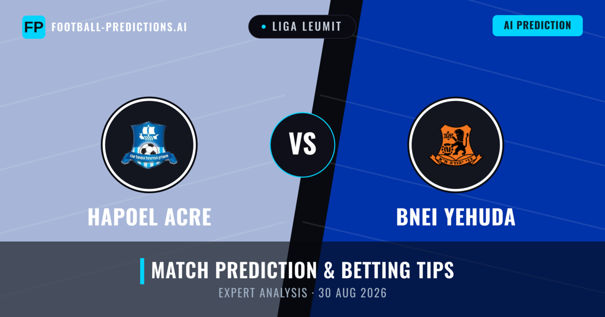 Hapoel Acre vs Bnei Yehuda — match prediction & preview