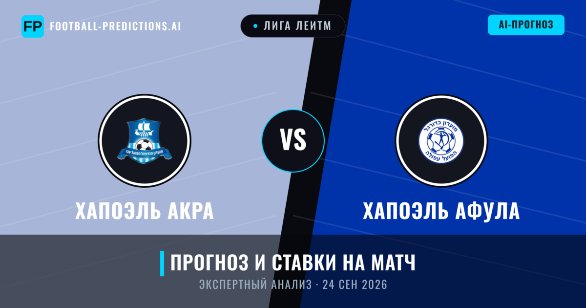 Хапоэль Акра – Хапоэль Афула — прогноз и превью матча