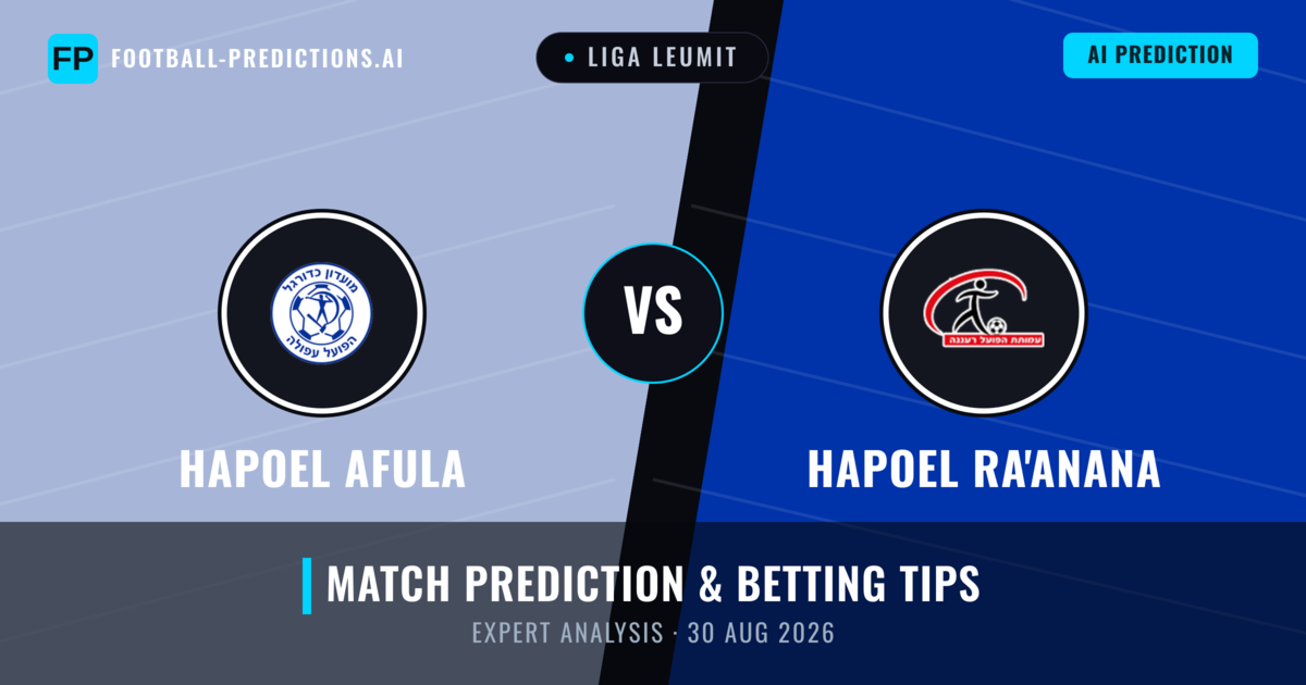 Hapoel Afula vs Hapoel Ra'anana — match prediction & preview