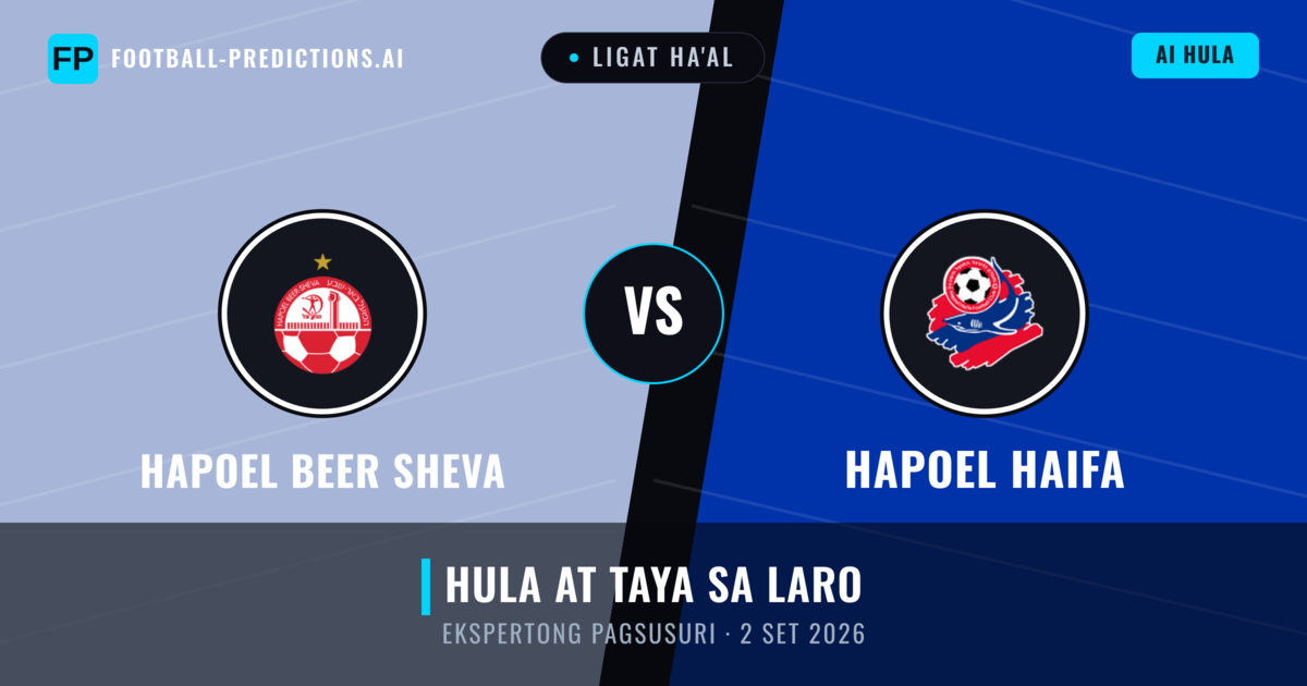 Hapoel Beer Sheva vs Hapoel Haifa — hula at preview ng laban