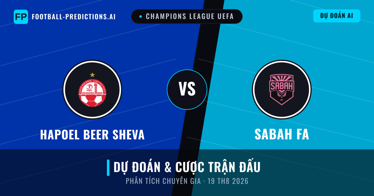 Hapoel Beer Sheva vs Sabah FA — dự đoán và xem trước trận đấu