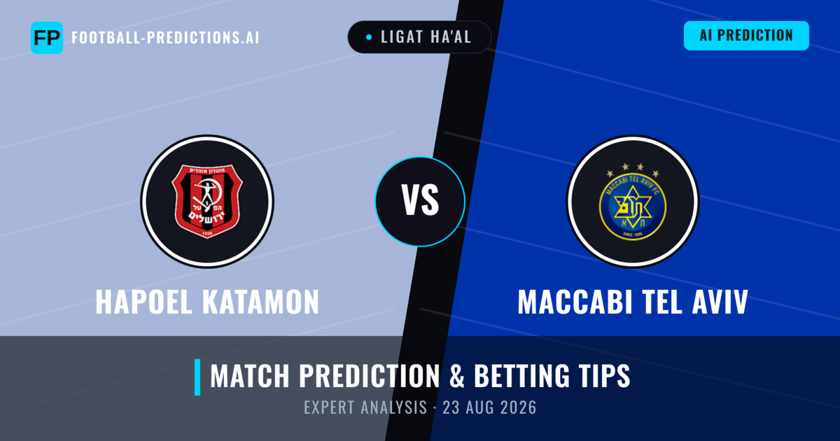 Hapoel Katamon vs Maccabi Tel Aviv — match prediction & preview