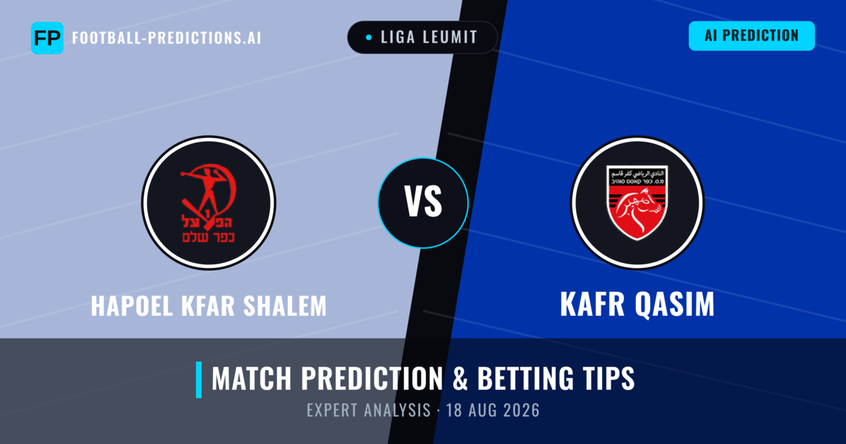 Hapoel Kfar Shalem vs Kafr Qasim — match prediction & preview