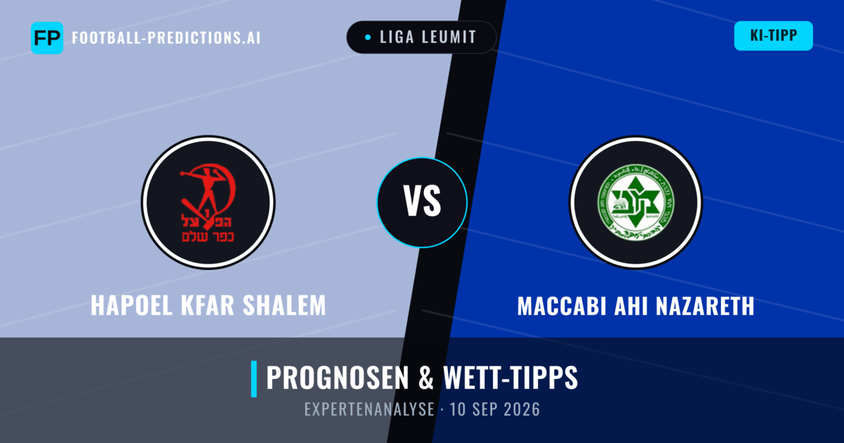 Hapoel Kfar Shalem vs Maccabi Ahi Nazareth — Prognose und Spielvorschau