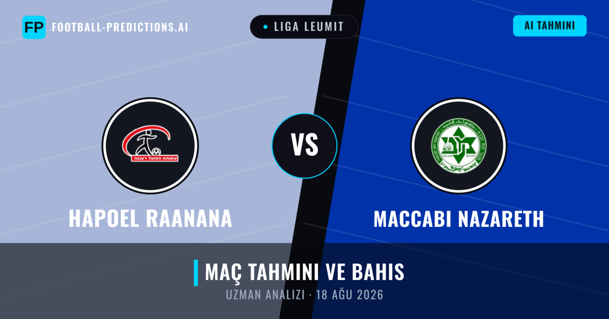 Hapoel Raanana - Maccabi Nazareth — maç tahmini ve önizleme