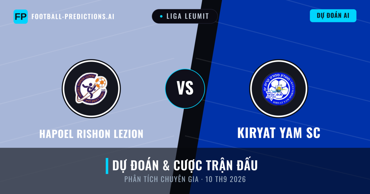 Hapoel Rishon LeZion vs Kiryat Yam SC — dự đoán và xem trước trận đấu