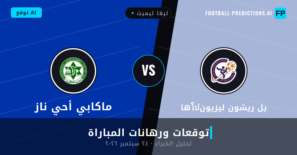هاโปيل ريشون ليزيون ضد ماكابي أحي ناز — توقعات ومعاينة المباراة