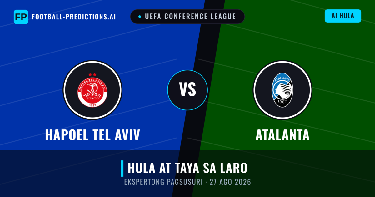 Hapoel Tel Aviv vs Atalanta — hula at preview ng laban