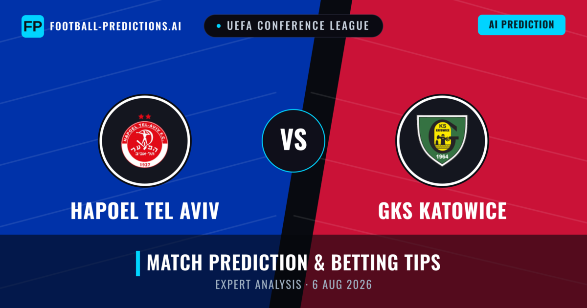 Hapoel Tel Aviv vs GKS Katowice — match prediction & preview