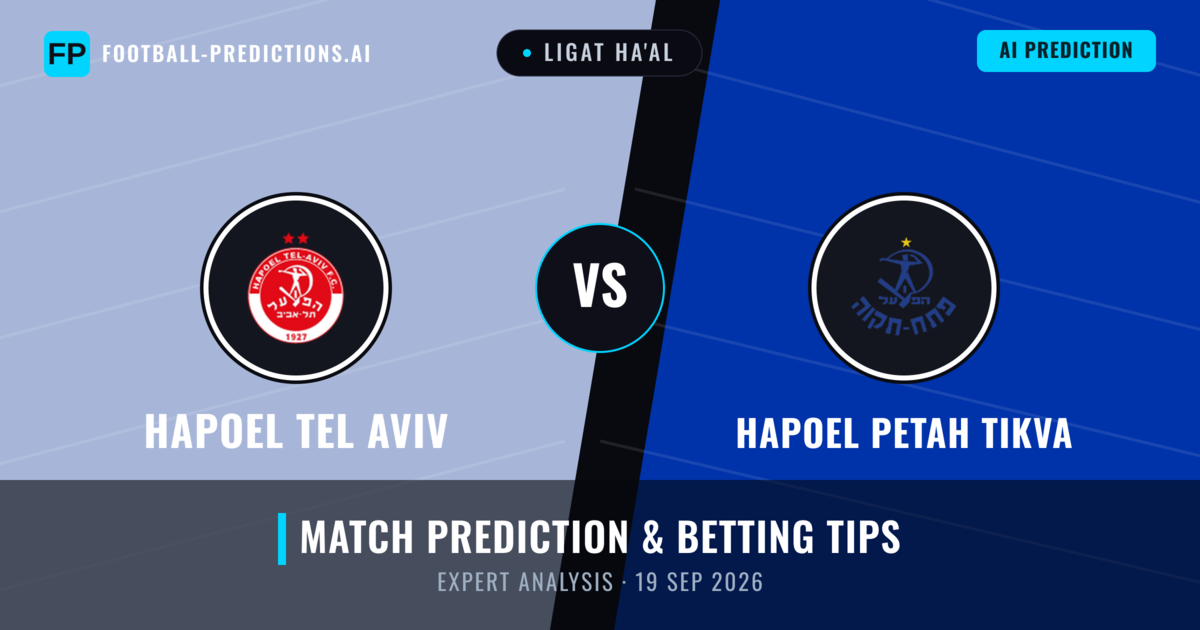 Hapoel Tel Aviv vs Hapoel Petah Tikva — match prediction & preview