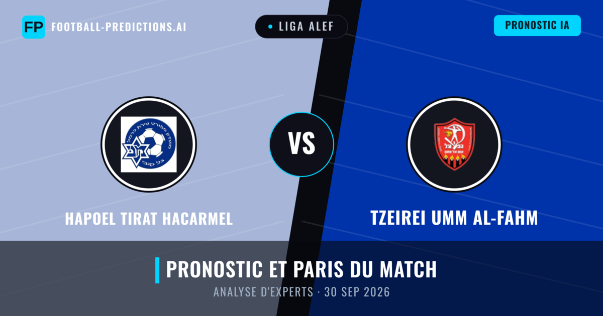 Hapoel Tirat HaCarmel vs Tzeirei Umm al-Fahm — pronostic et avant-match