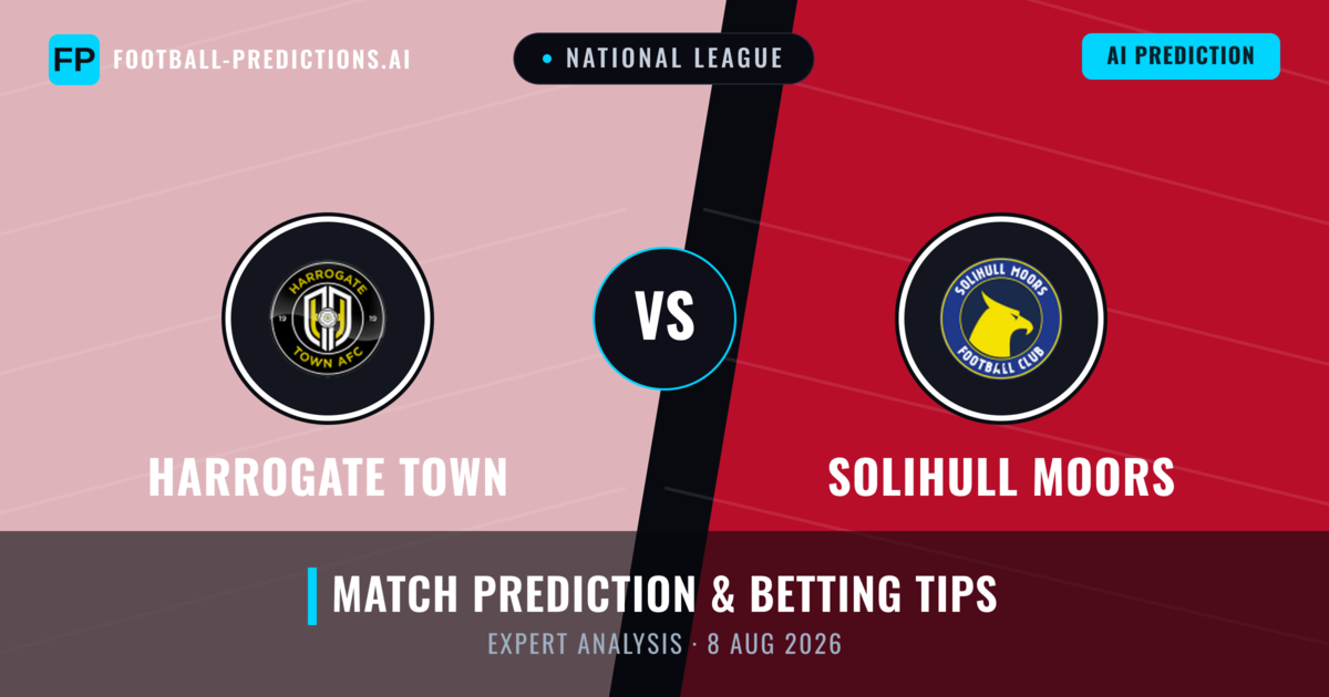 Harrogate Town vs Solihull Moors — match prediction & preview