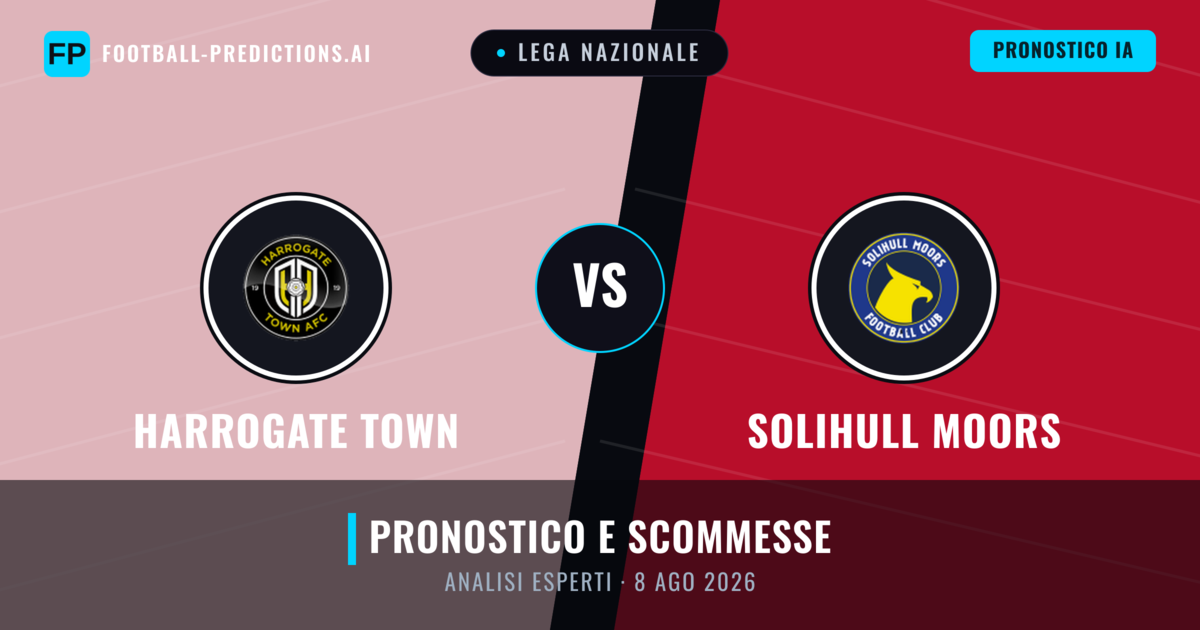 Harrogate Town vs Solihull Moors — pronostico e anteprima del match