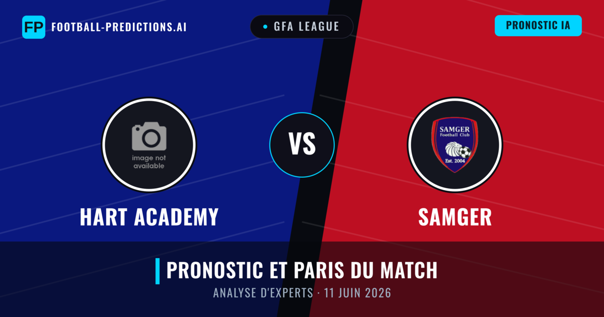 Hart Academy vs Samger — pronostic et avant-match