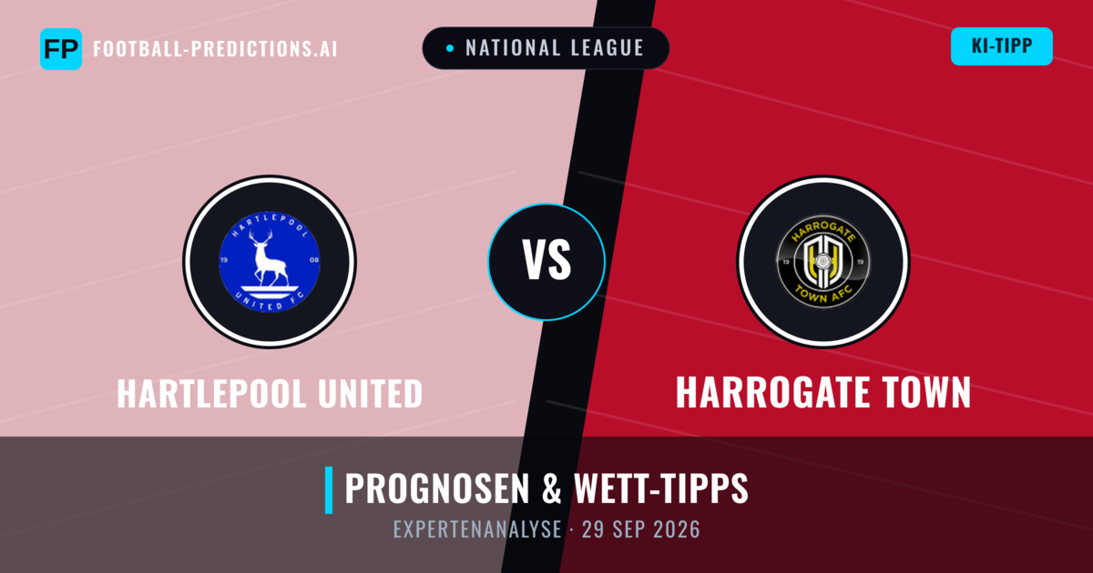 Hartlepool United vs Harrogate Town — Prognose und Spielvorschau