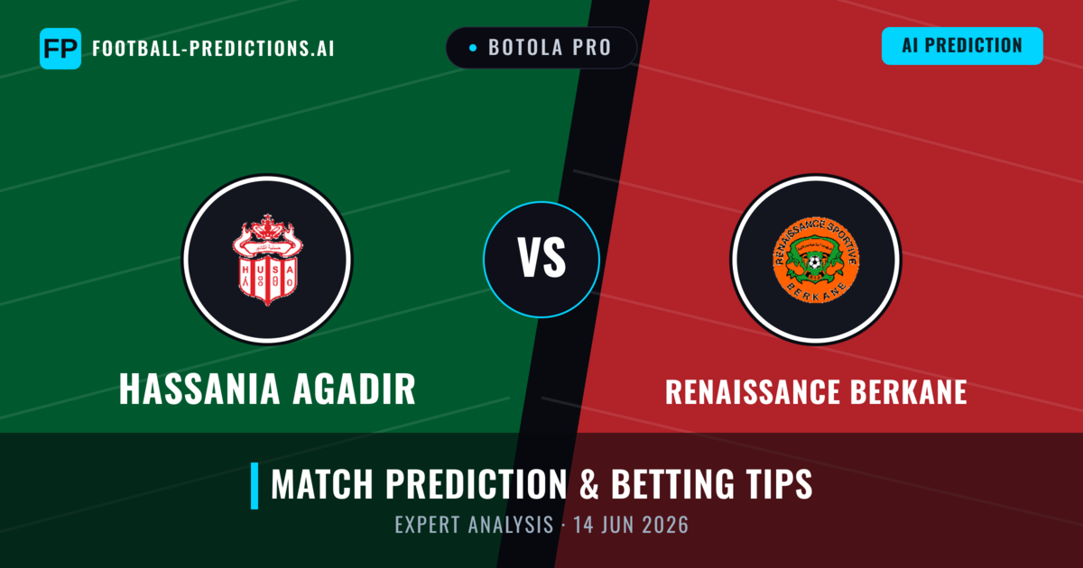 Hassania Agadir vs Renaissance Berkane — match prediction & preview