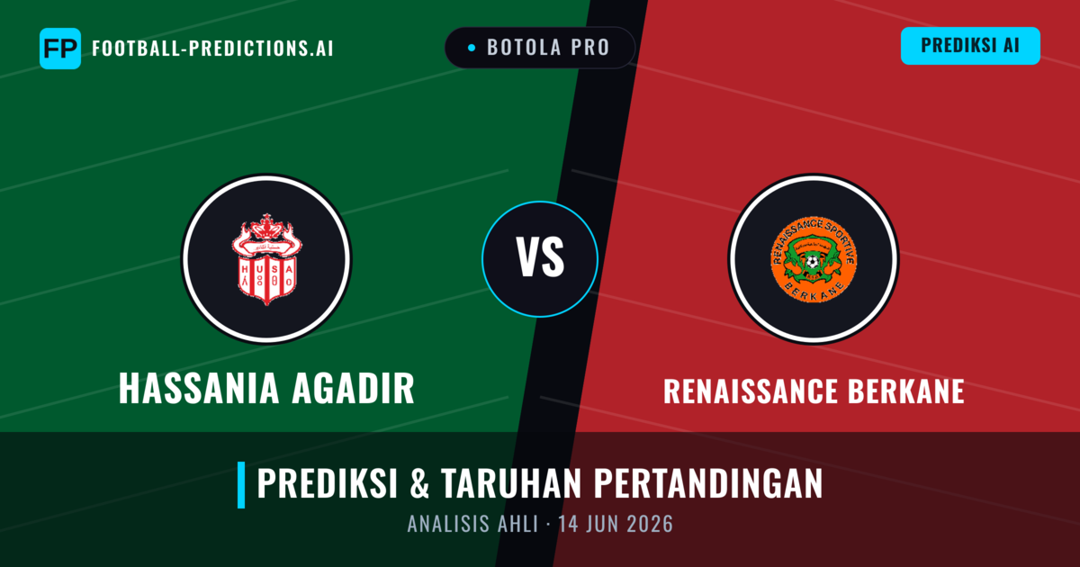 Hassania Agadir vs Renaissance Berkane — prediksi dan pratinjau pertandingan