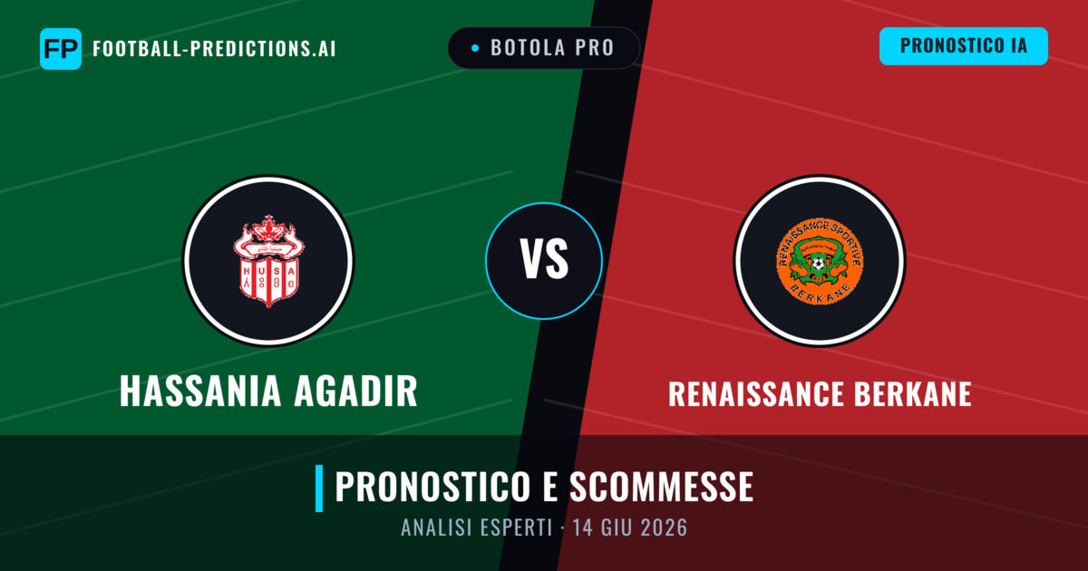 Hassania Agadir vs Renaissance Berkane — pronostico e anteprima del match