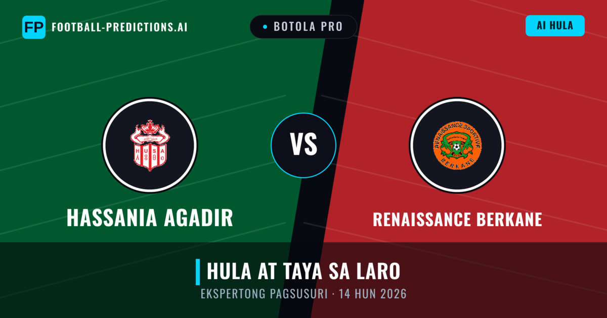 Hassania Agadir vs Renaissance Berkane — hula at preview ng laban
