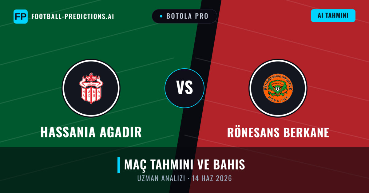 Hassania Agadir - Rönesans Berkane — maç tahmini ve önizleme