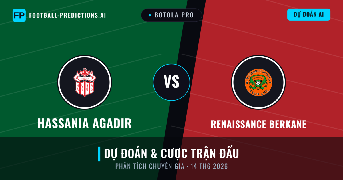 Hassania Agadir vs Renaissance Berkane — dự đoán và xem trước trận đấu