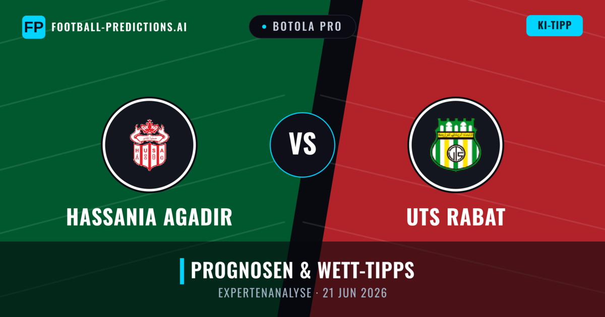 Hassania Agadir vs UTS Rabat — Prognose und Spielvorschau