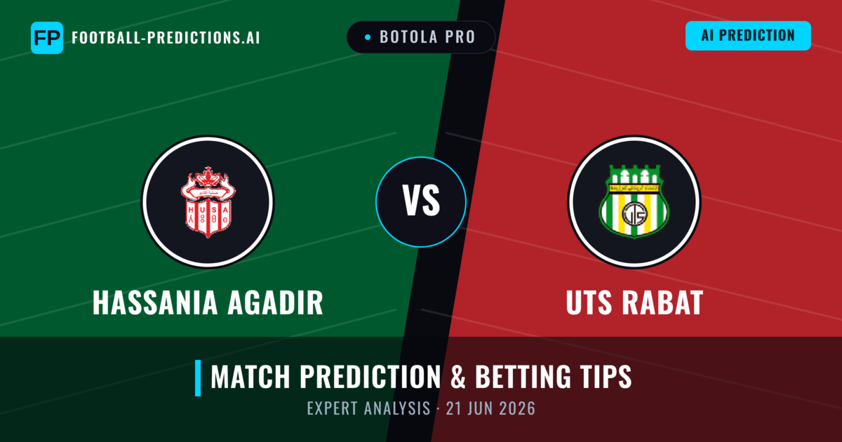 Hassania Agadir vs UTS Rabat — match prediction & preview