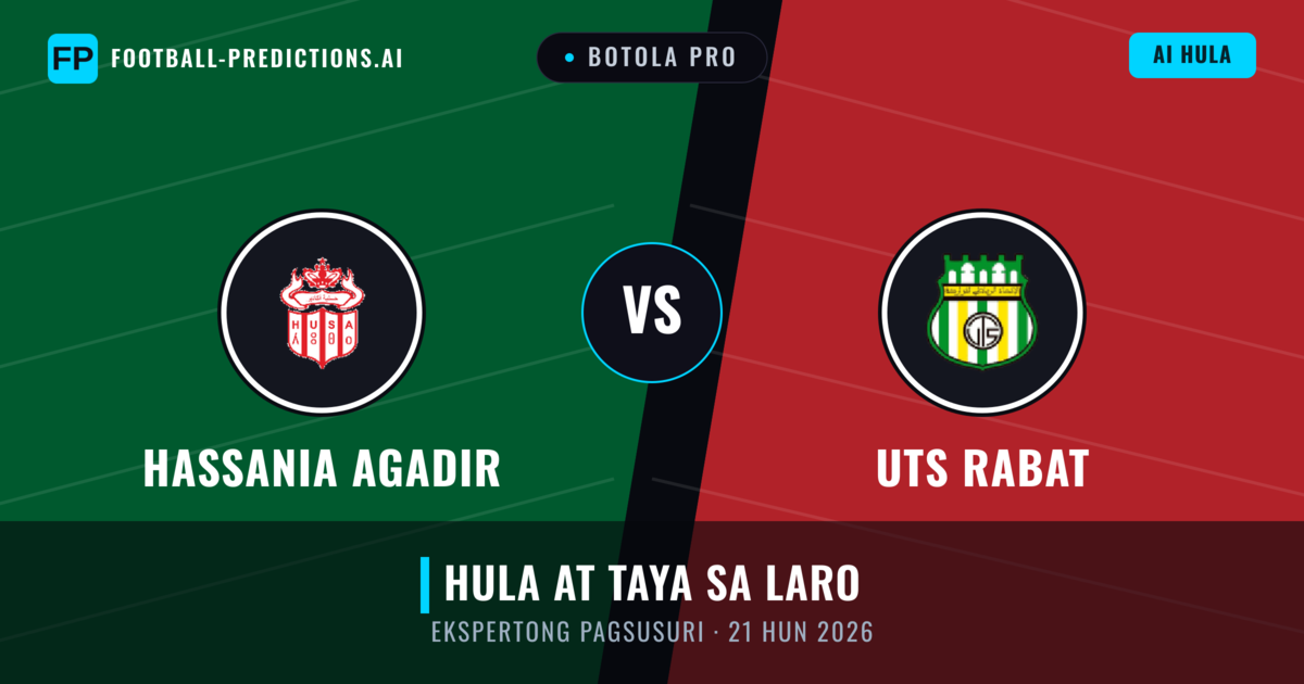 Hassania Agadir vs UTS Rabat — hula at preview ng laban