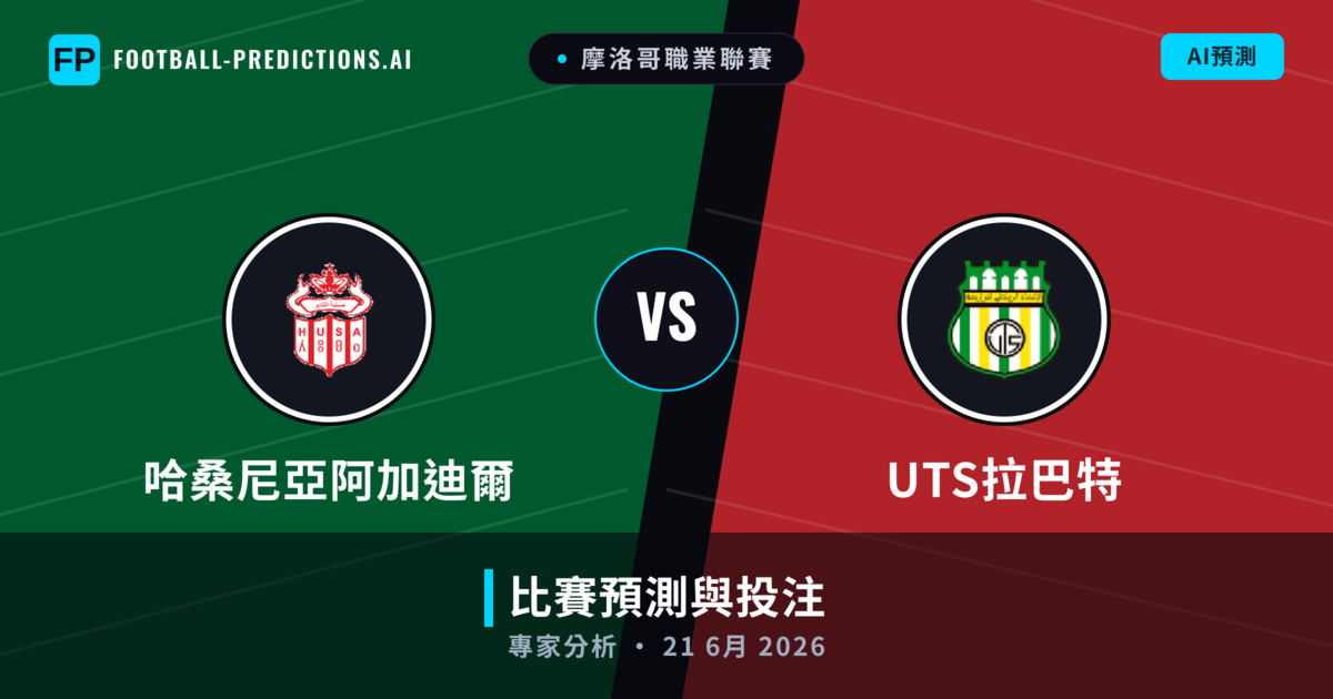 哈桑尼亞阿加迪爾 vs UTS拉巴特 — 比赛预测和前瞻