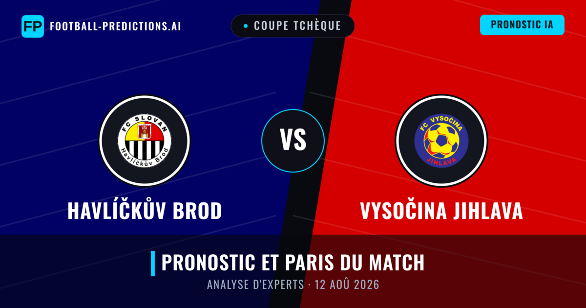 Havlíčkův Brod vs Vysočina Jihlava — pronostic et avant-match