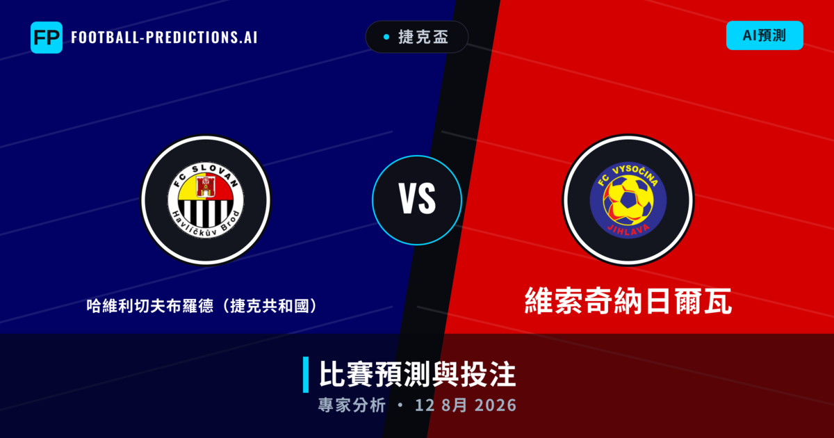 哈維利切夫布羅德（捷克共和國） vs 維索奇納日爾瓦 — 比赛预测和前瞻