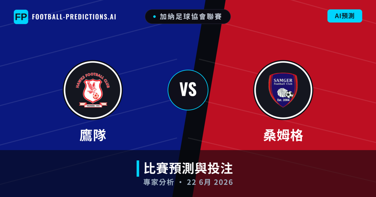 鷹隊 vs 桑姆格 — 比赛预测和前瞻