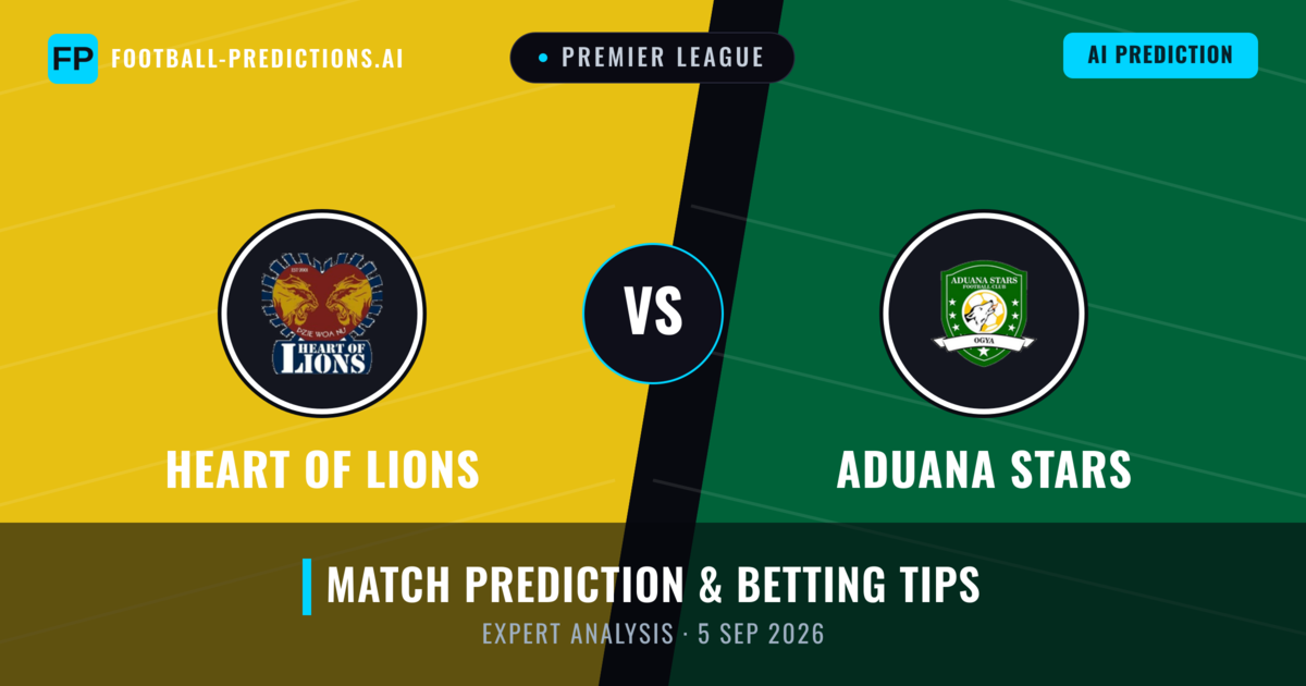 Heart of Lions vs Aduana Stars — match prediction & preview