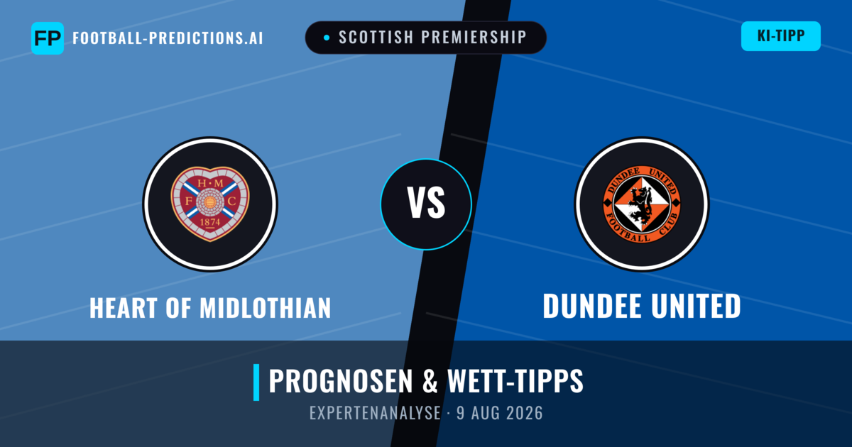 Heart of Midlothian vs Dundee United — Prognose und Spielvorschau
