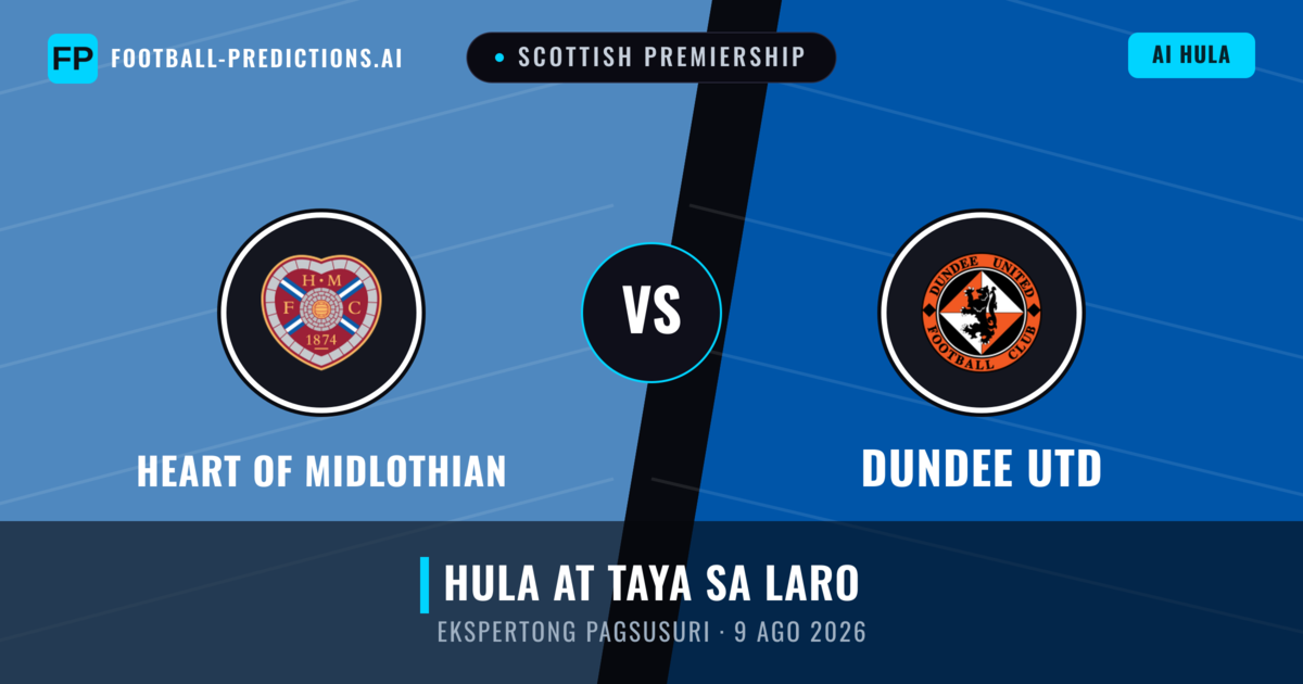 Heart of Midlothian vs Dundee Utd — hula at preview ng laban