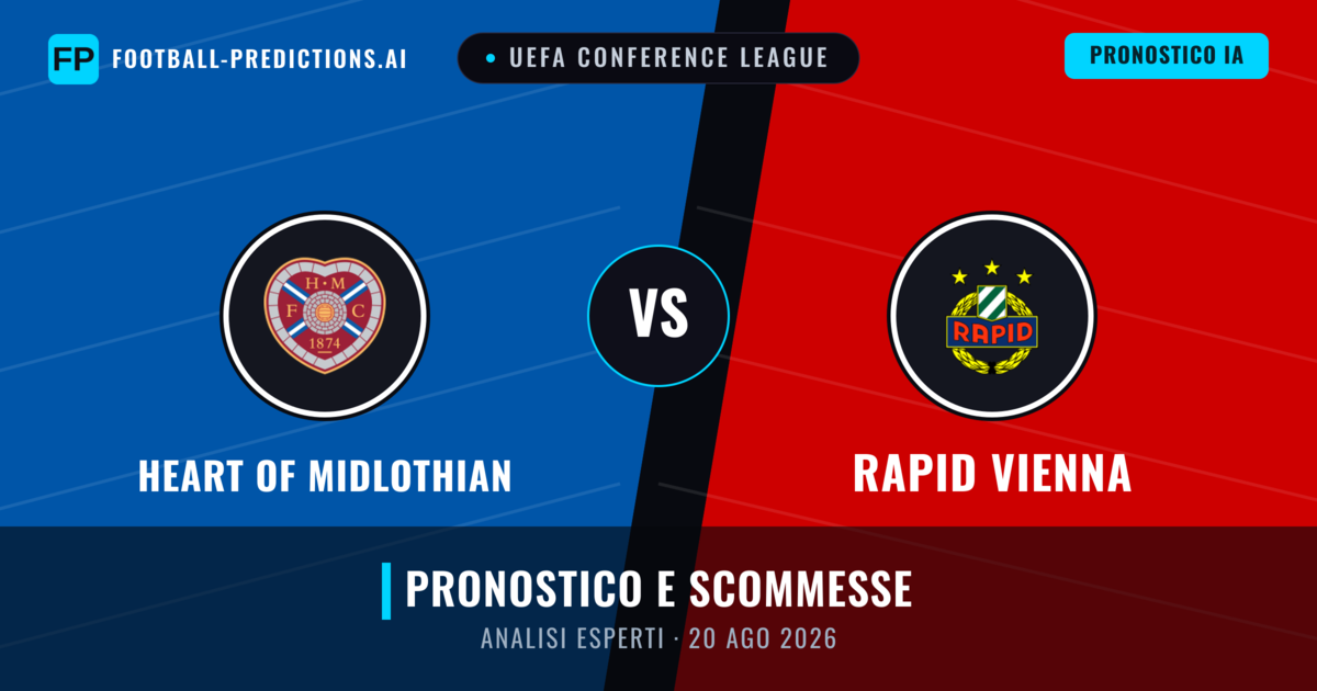 Heart of Midlothian vs Rapid Vienna — pronostico e anteprima del match
