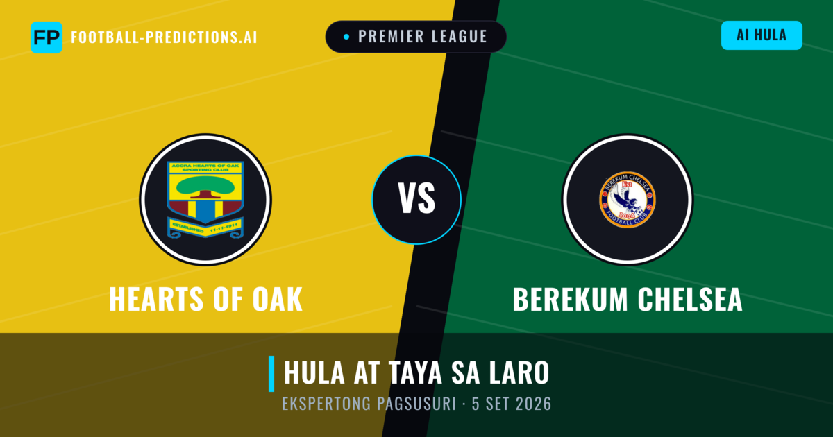 Hearts of Oak vs Berekum Chelsea — hula at preview ng laban
